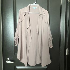 She & Sky blazer cardigan